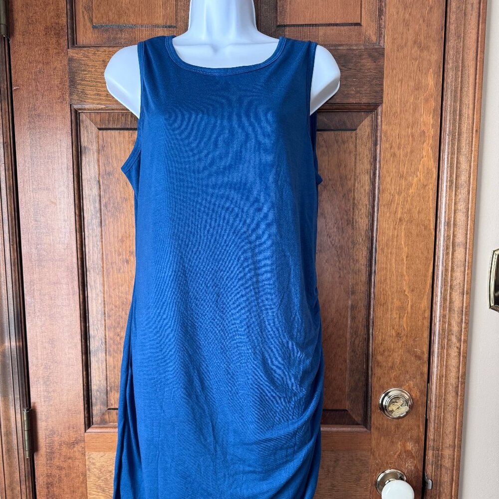 NWT BTFBM Teal Tank Dress w/Shirring Large
